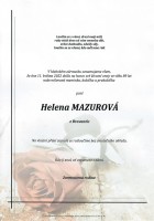 květen2022_Parte Mazurová Helena_Bílovec