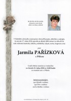 leden24_Parte Pařízková Jarmila_Příbor