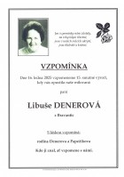 Vzpomínka Denerová Libuše