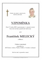 Vzpomínka Melecký František