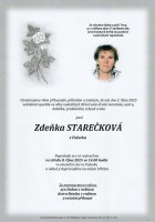 říjen25_Parte Starečková Zdeňka_Fulnek