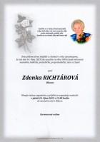 říjen25_Parte Richtárová Zdenka_Bílovec