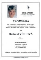 Vzpomínka Víchová Rottraud