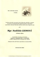 listopad25_Parte Grimová Naděžda_Hradec nad Moravicí