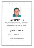 Vzpomínka Borák Josef