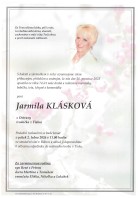 leden26_Parte Klásková Jarmila_Bílovec