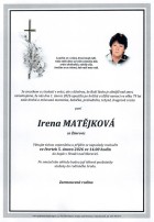 únor26_Parte Matějková Irena_Hradec nad Moravicí