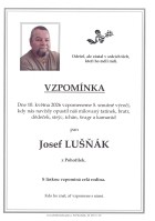 Vzpomínka Lušňák Josef