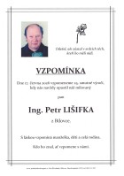 Vzpomínka Lišifka Petr