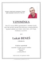 Vzpomínka Beneš Lukáš